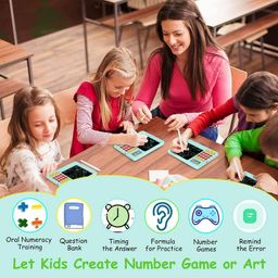 Rechargeable LCD Writing Pad with Calculator