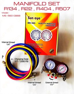 MANIFOLD SET R22,R134,R410,R404