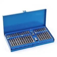 VOREL BIT SET HEX TORX SPLINE 40PCS