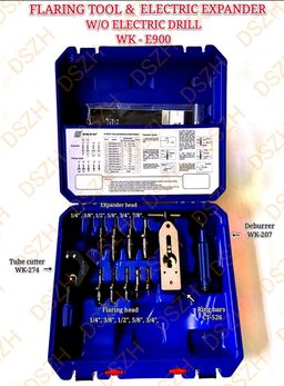 FLARING TOOL & ELECTRIC EXPANDER WK-E900A W/O ELECTRIC DRILL