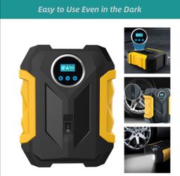 Carsun Multifunctional Digital Car Tyre Pump With One Touch Function