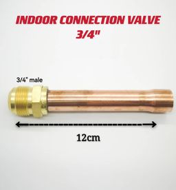 INDOOR CONNECTION VALVE - 3/4''