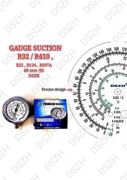 GAUGE SUCTION - R32 / R410, R22, R134, R507A ~ 68MM (B) DSZH