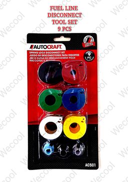 FUEL LINE DISCONNECT TOOL SET - 9 PCS