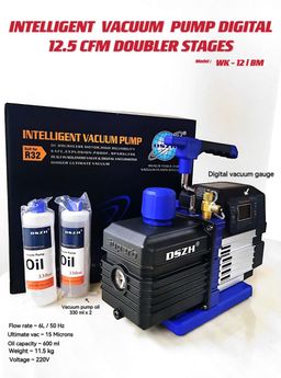 INTELLINGENT VACUUM PUMP DIGITAL 12.5 CFM DOUBLER STAGES (MODEL: WK-12 i BM)