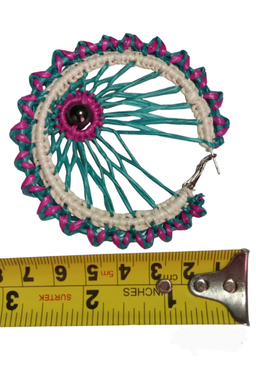 Women's handmade pearl earrings