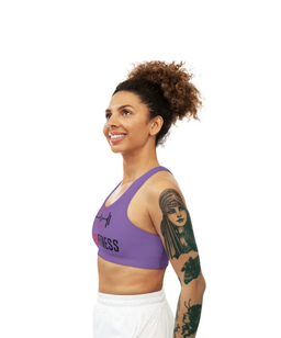 Seamless Sports Bra (AOP) purple 