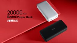 Xiaomi ‎PB200LZM Redmi 20000mAh Li-Polymer Power Bank, USB Type C and Micro USB Ports, 18W Fast Charging, Low Power Mode, Black