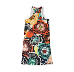 Women's Racerback Dress (AOP) Rose