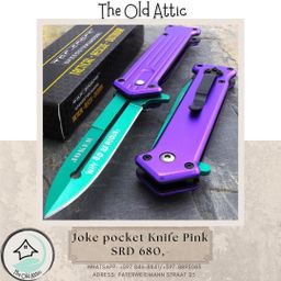 Joker Pocket Knife Pink