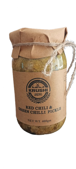 Krushi Red Chilly & Green Chilly Pickle