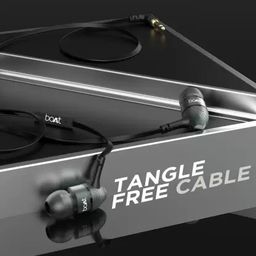 BoAt Bassheads 228 Wired Earphones (Black)