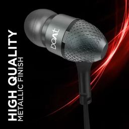 BoAt Bassheads 228 Wired Earphones (Black)