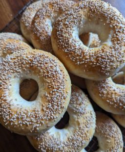 Sesame Seed Bagels - 1/2 Dozen