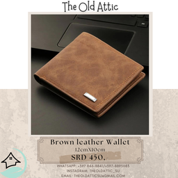 brown leather wallet 