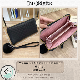 women chevron pattern wallet 