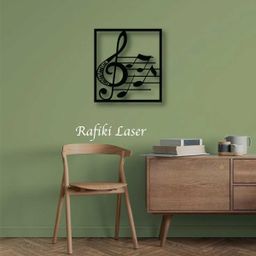 Treble Clef Metal Wall Art Decor