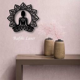 Meditation Metal Wall Art Decor