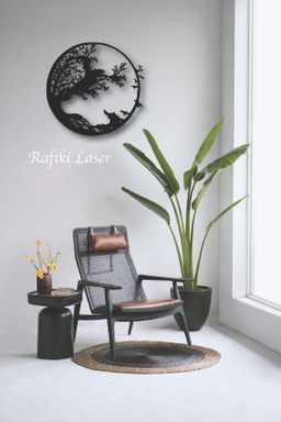 Autumn Tress Metal Wall Art Decor