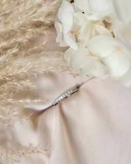 PAVED HALF ETERNITY RING