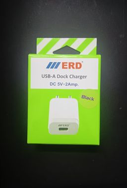 ERD TC-21 2Amp. Mobile Charger (USB Dock Only) Black Color