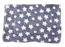 Pet Fluffy Fleece Soft Mat Cushion Pad - White Star（ Small / Medium ）