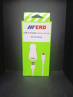 ERD CC-21 Car Mobile Charger With Type-C Data Cable