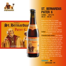 St Bernardus Pater 6.7% [1,  4 or 24 Btls]