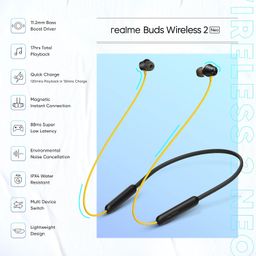 Realme Buds Wireless 2 Neo BT Neckband (100% Original with GST Bill)