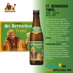 St Bernardus Tripel 8% [1,  4 or 24 Btls]