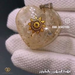 تعليقه من السيلانيت الكريستالي والكوارتز 