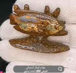 أوبال أسترالي شكل سمكة 