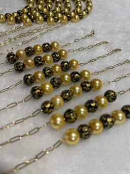 Yoe Yar Zay_14K Lacquer & Pearl Set