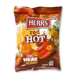 Herr's Red Hot Potatoes Chips 12 Units / 28 g