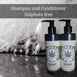 Shampoo and Conditioner Organic Hemp Sulphate free