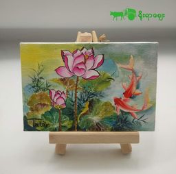 Yoe Yar Zay_စားပွဲတင် ပန်းချီကား