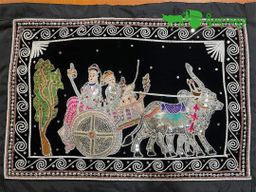 Yoe Yar Zay_ရွှေချည်ထိုး ပန်းချီကား (size သေး)