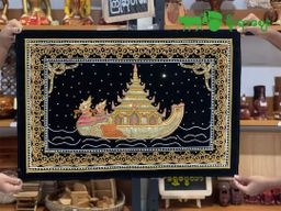 Yoe Yar Zay_ရွှေချည်ထိုးပန်းချီကား (size ကြီး)