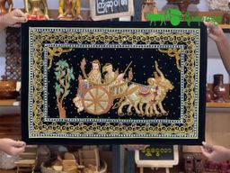 Yoe Yar Zay_ရွှေချည်ထိုးပန်းချီကား (size ကြီး)