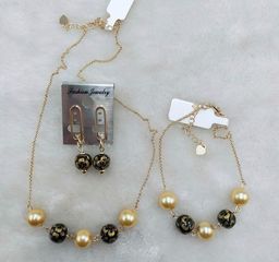 Yoe Yar Zay_14K Lacquer Jewelry Set