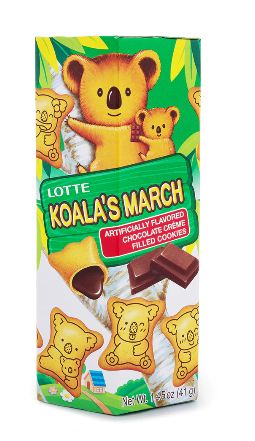 Lotte Koala's March Chocolate Creme-Filled Cookies