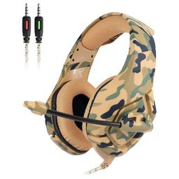 Onikuma K1B Gaming Headphones - Yellow Camo