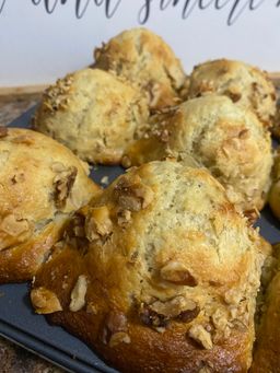 Walnut Banana  Muffins