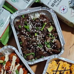 Mongolian Beef Sushi Bake