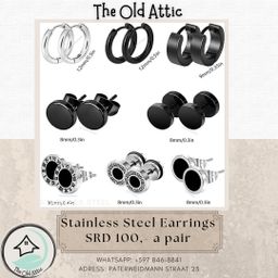 Stainless steel earrings 