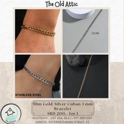 Slim gold bracelet 