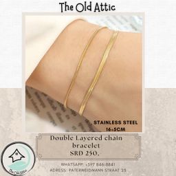 Double layered bracelet 