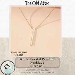 White crystal pendant 