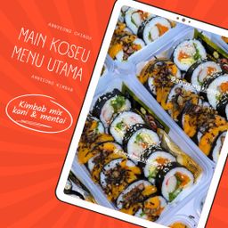Kimbab Mix - Mentai Saussage dan Kani Mayo