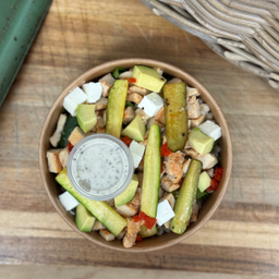 16/03 MONDAY- BASIL PESTO CHICKEN & ZUCCHINI SALAD 
